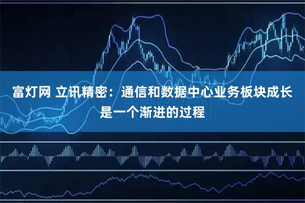 富灯网 立讯精密：通信和数据中心业务板块成长是一个渐进的过程